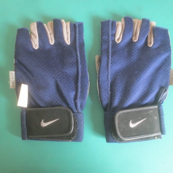 Nike Dri-Fit Leather Workout Gloves - Size Large. - Picture 2 of 8